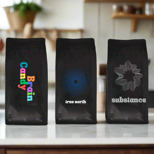 12 oz Coffee Bags: Whole Bean, Pre Ground, French Press - Sweet Science Coffee