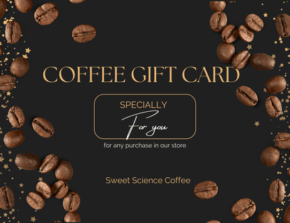 Sweet Science Coffee Gift Card - Sweet Science Coffee