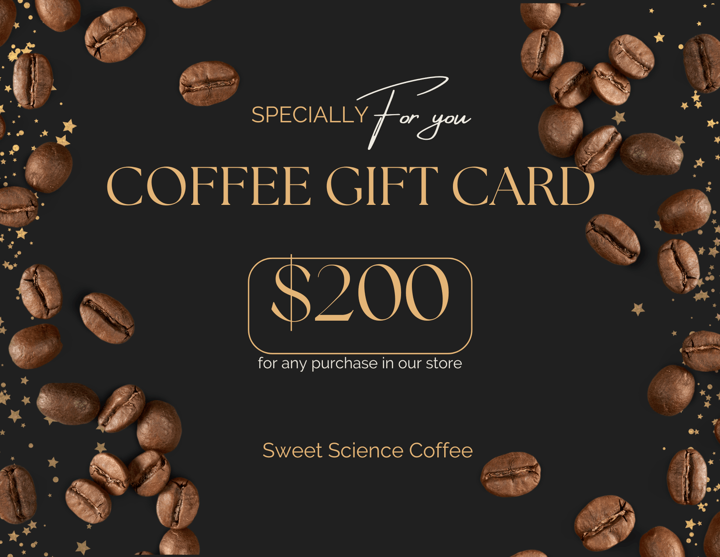 Sweet Science Coffee Gift Card - Sweet Science Coffee