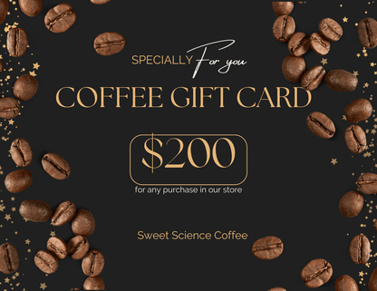 Sweet Science Coffee Gift Card - Sweet Science Coffee