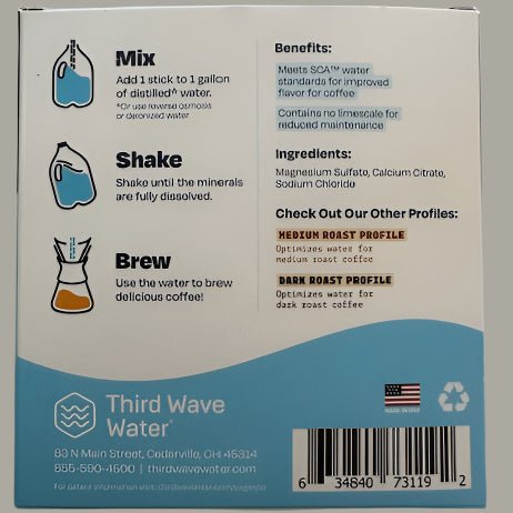 Third Wave Water Minerals / 12 x 1 Gal. - Sweet Science Coffee